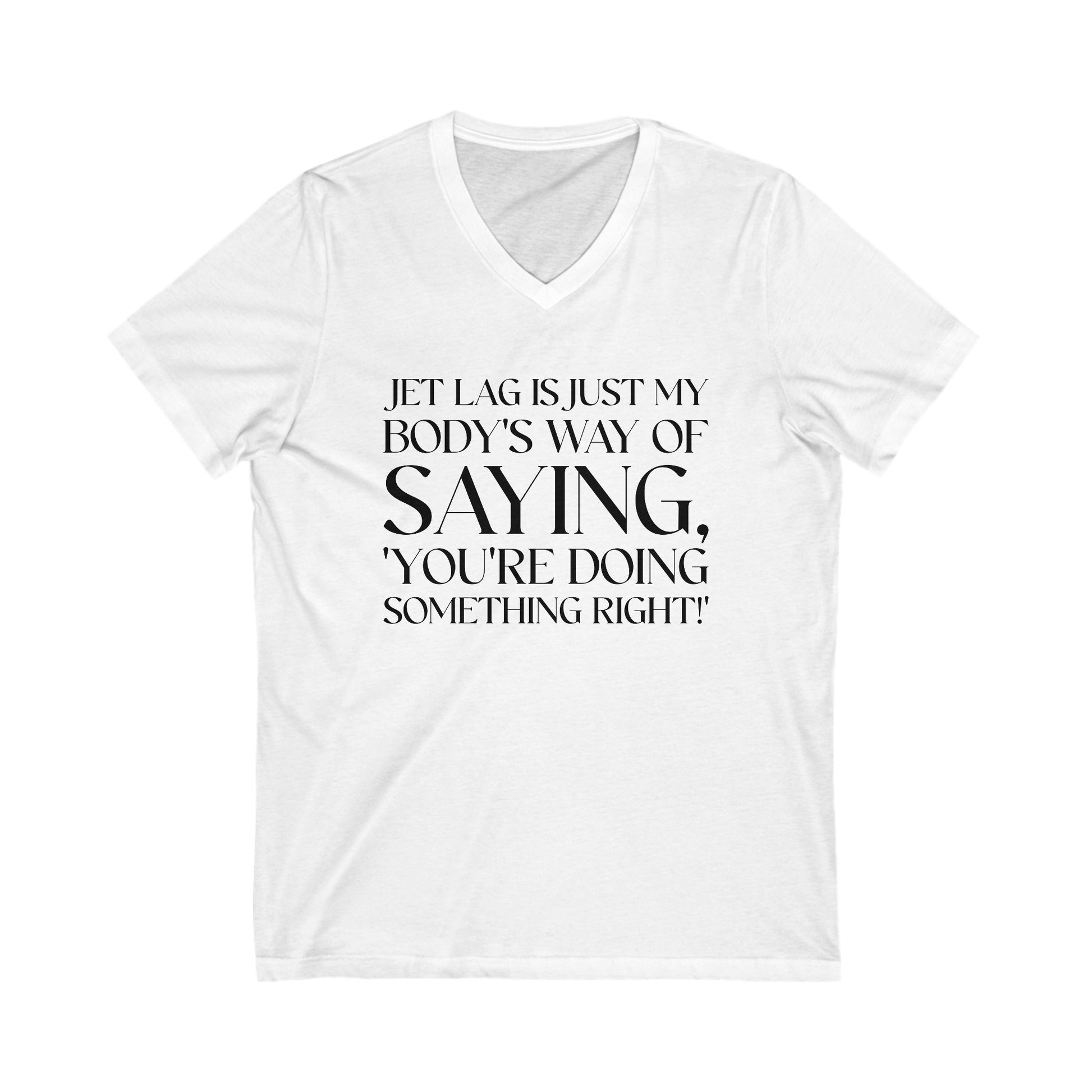 Jet Lag V-Neck Tee